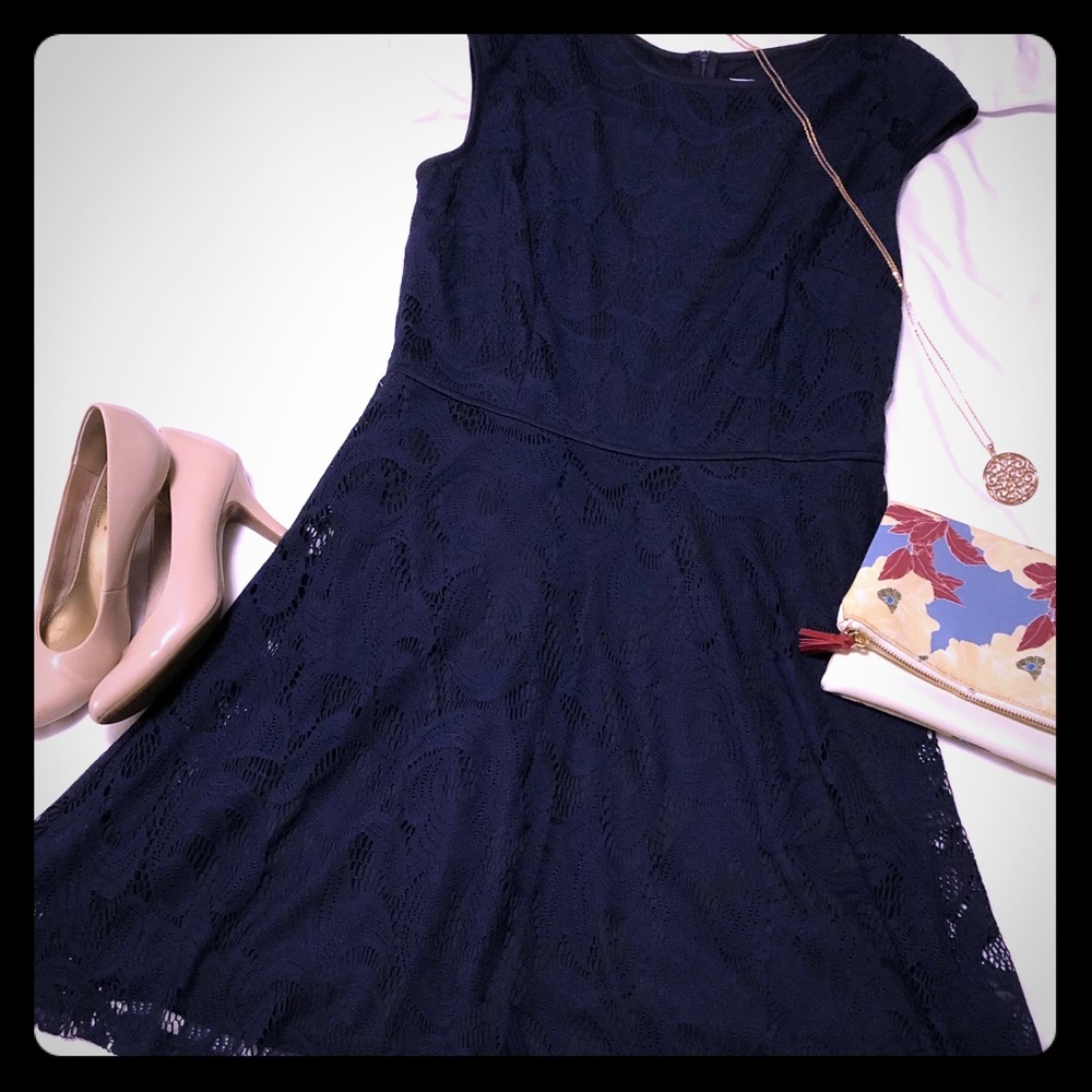 WISP Leeah Lace Knit Dress NWT